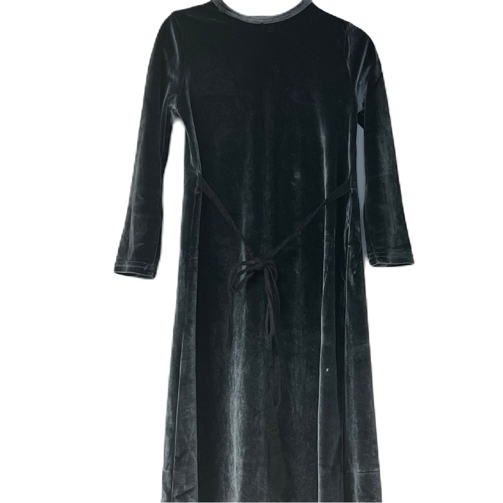 Tottini Girls Velour Long Dress Gray Size 4 - Soft, Comfortable, Any occasion